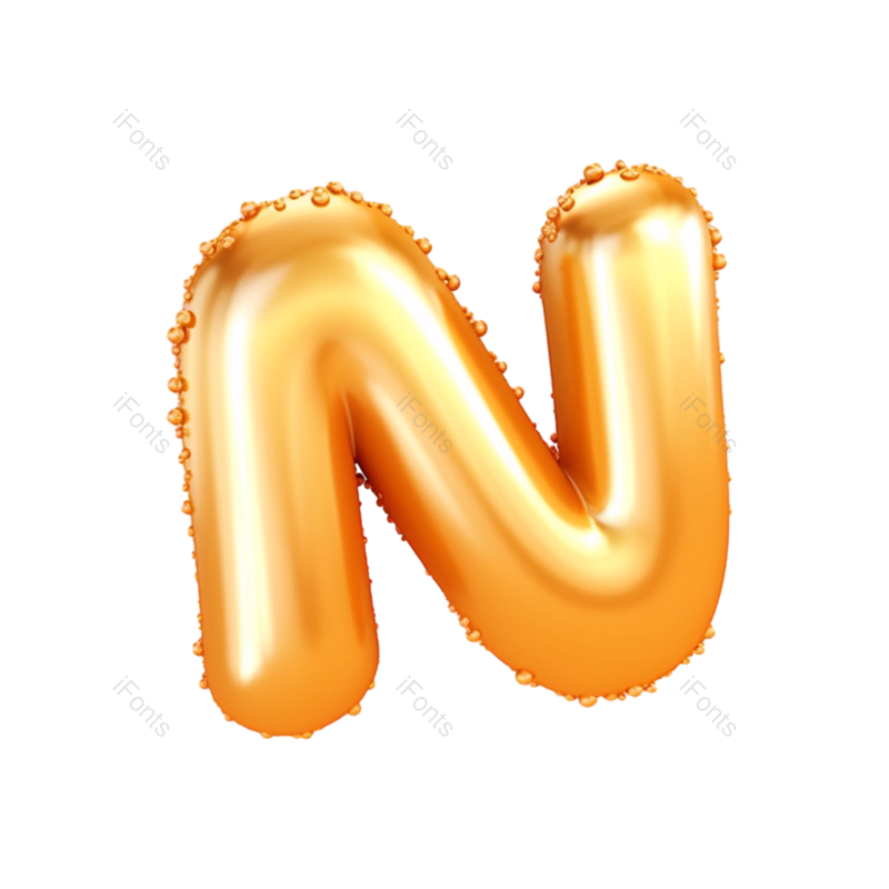 金色气球图片,小元素元素,装饰元素PNG,字母免抠素材